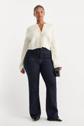 ALWAYS FITS PATCH POCKET GOOD CLASSIC BOOTCUT JEANS DENETHICBLUE04