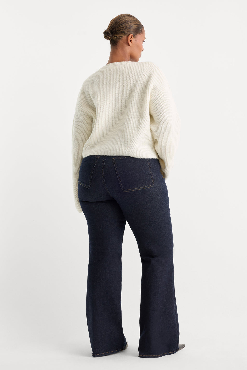ALWAYS FITS PATCH POCKET GOOD CLASSIC BOOTCUT JEANS DENETHICBLUE04