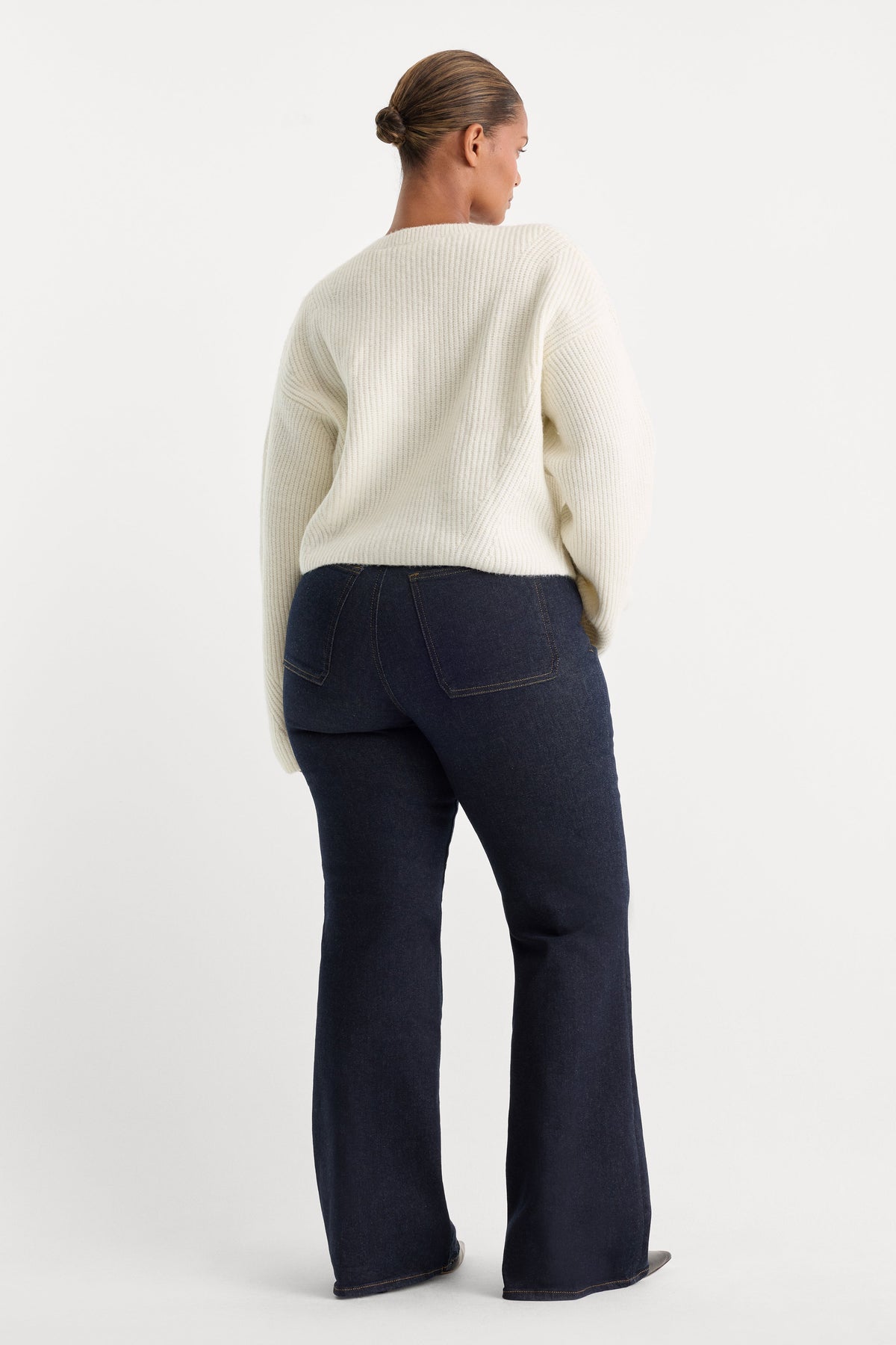 ALWAYS FITS PATCH POCKET GOOD CLASSIC BOOTCUT JEANS DENETHICBLUE04