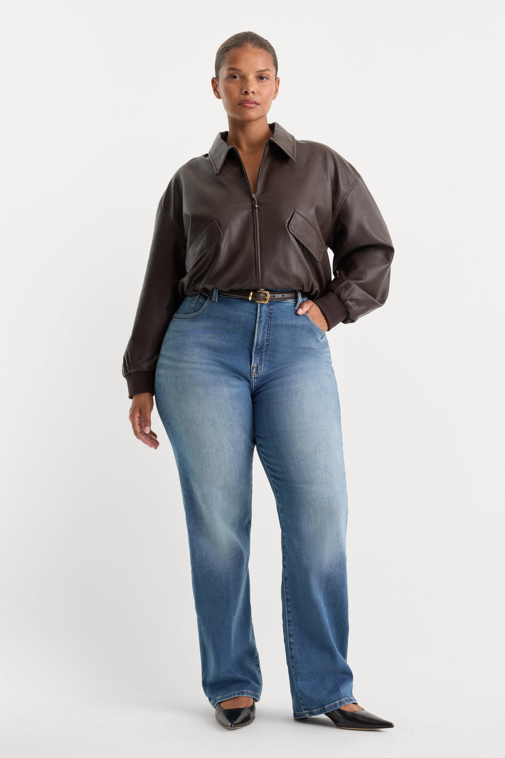 GOOD TRUE STRAIGHT JEANS CRESTVIEW