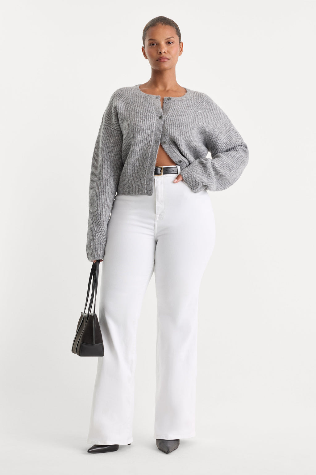ALWAYS FITS GOOD CLASSIC BOOTCUT JEANS WHITE
