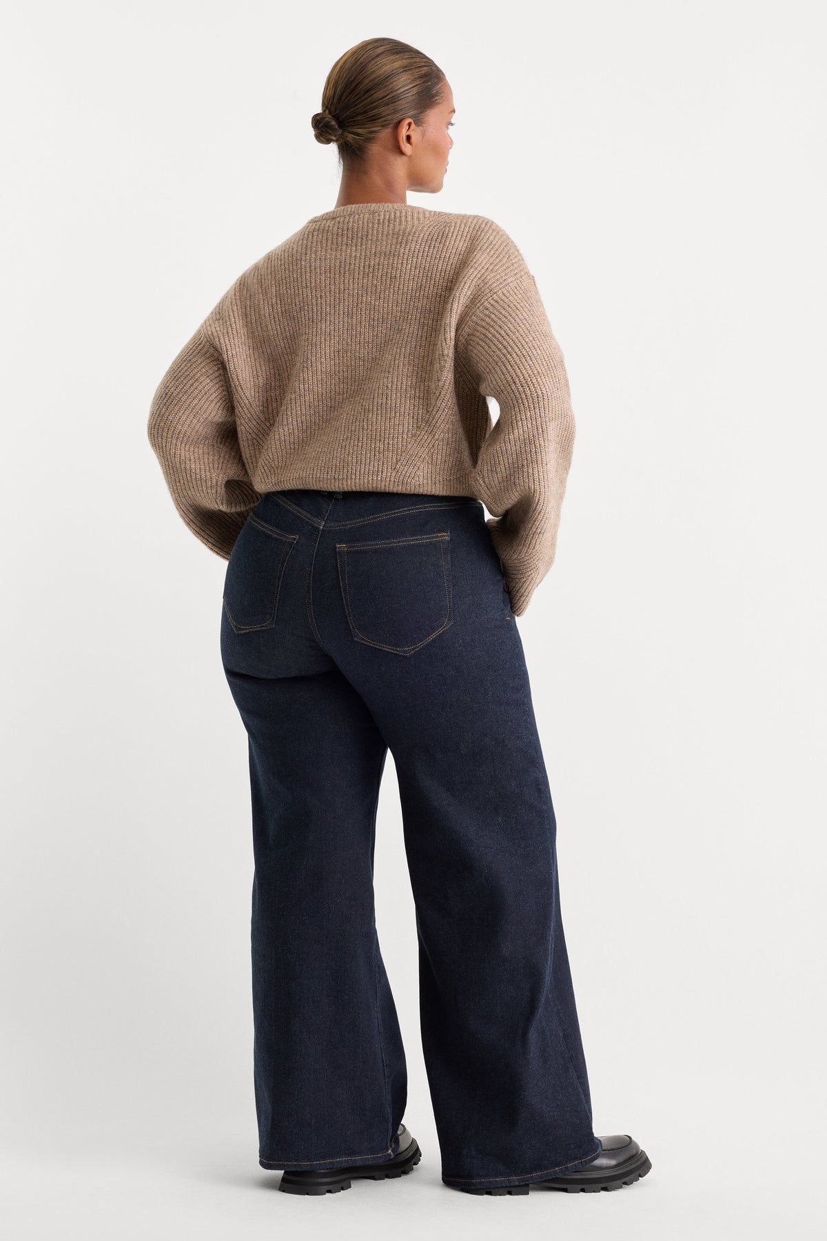 ALWAYS FITS SLIM PALAZZO JEANS DENETHIC BLUE