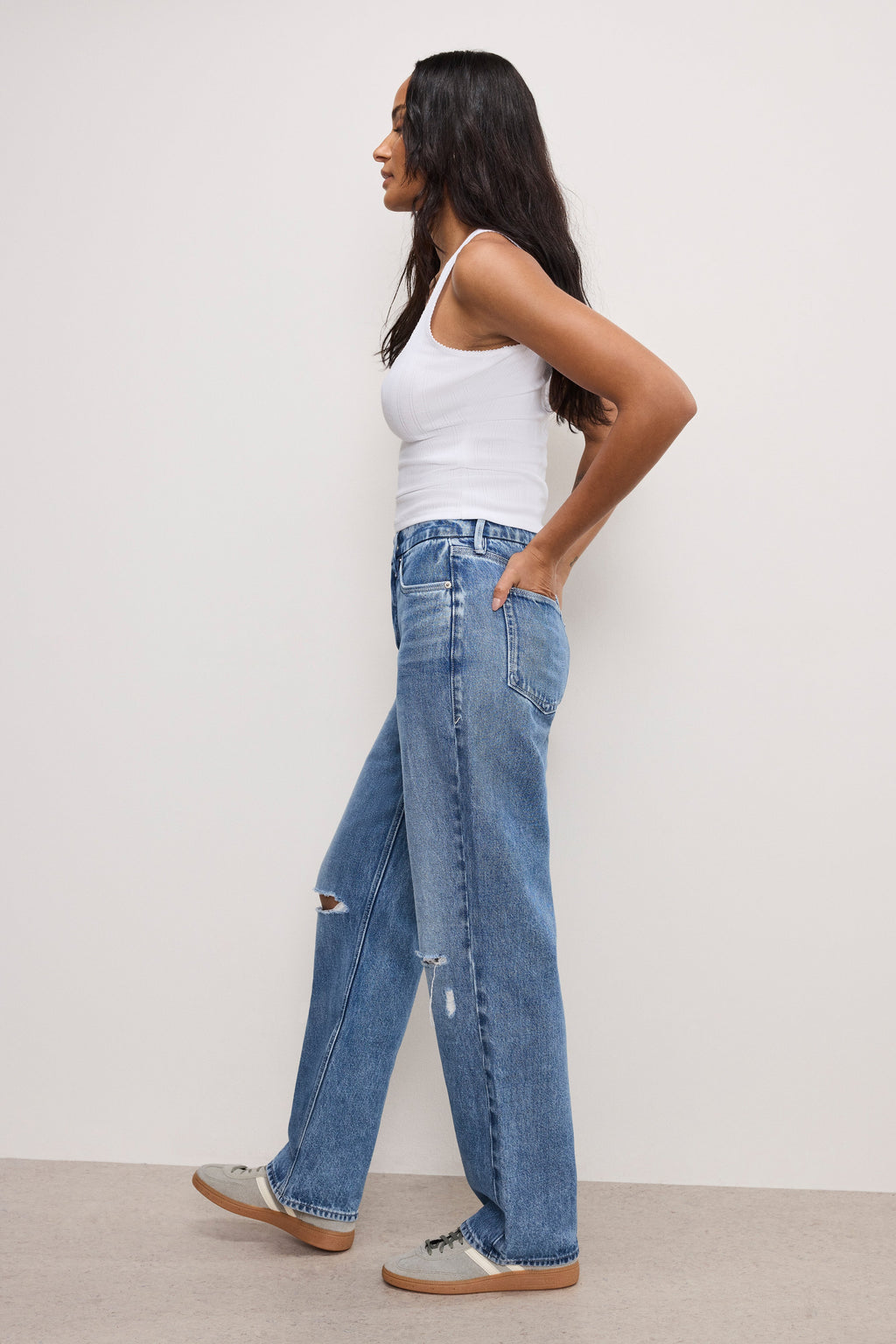 GOOD 90S RELAXED JEANS INDIGO893