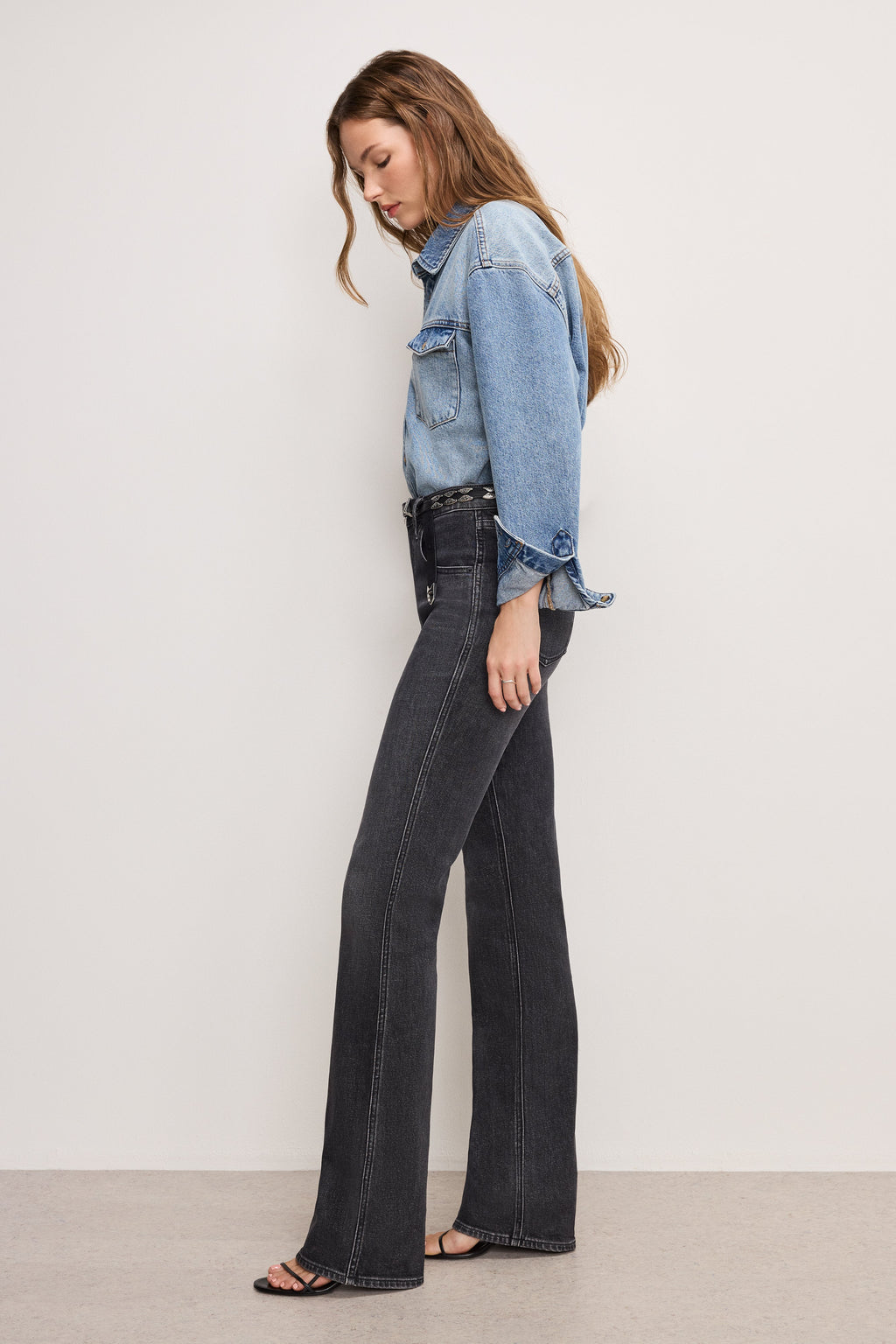 GOOD COWBOY BOOTCUT JEANS BLACK354