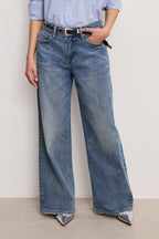 GOOD EASE PETITE RELAXED JEANS INDIGO575