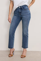 GOOD PETITE STRAIGHT COMPRESSION JEANS INDIGO254