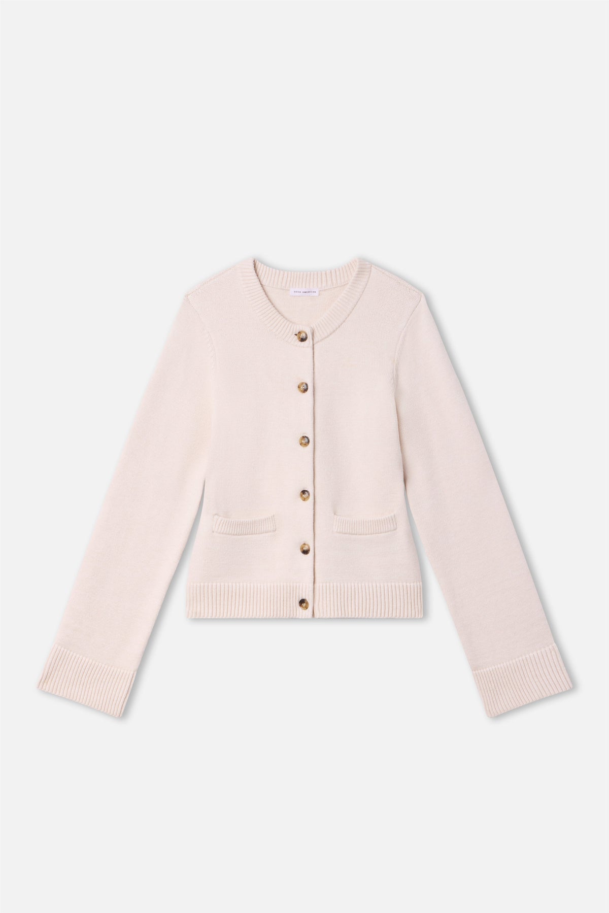 BUTTON FRONT KNIT CARDIGAN VANILLA001