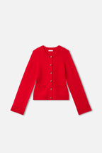 BUTTON FRONT KNIT CARDIGAN CHILI001