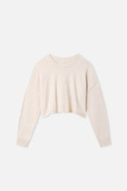 COZY KNIT CREW NECK VANILLA001