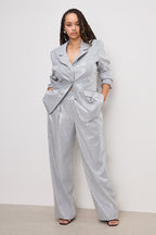 GOOD 90s SEQUIN TROUSERS HEATHER GREY001