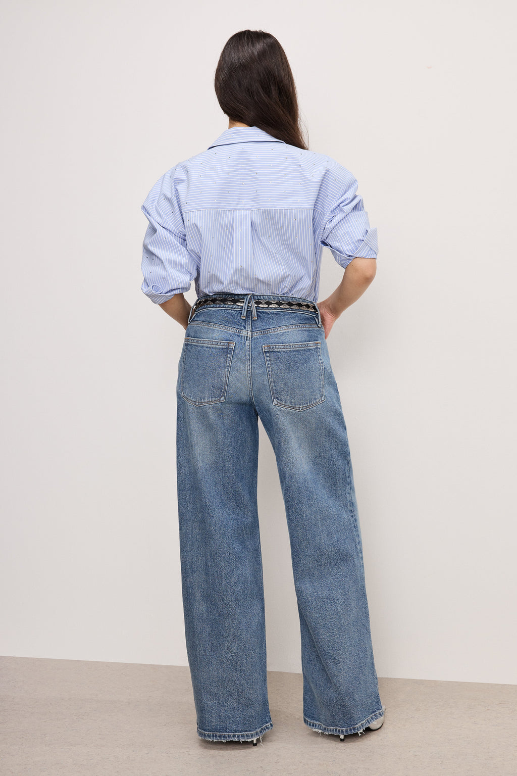 GOOD EASE PETITE RELAXED JEANS INDIGO575