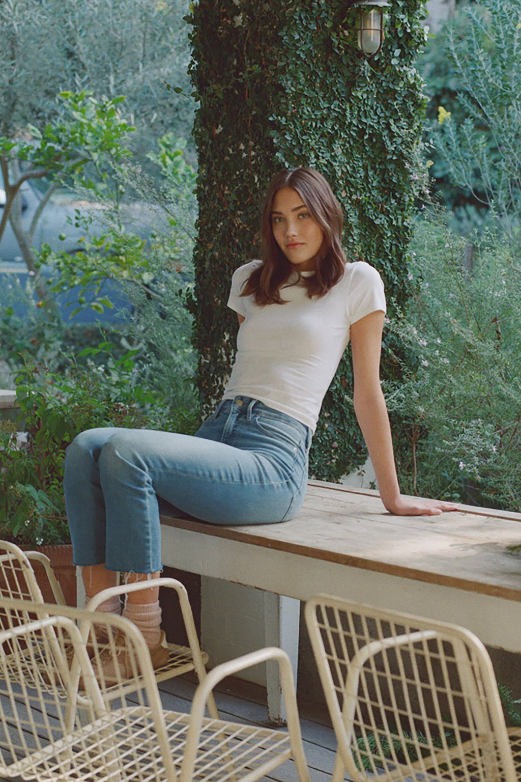 SOFT TECH GOOD LEGS STRAIGHT JEANS INDIGO1209