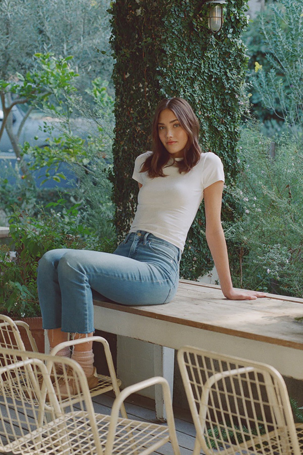 SOFT TECH GOOD LEGS STRAIGHT JEANS INDIGO1209