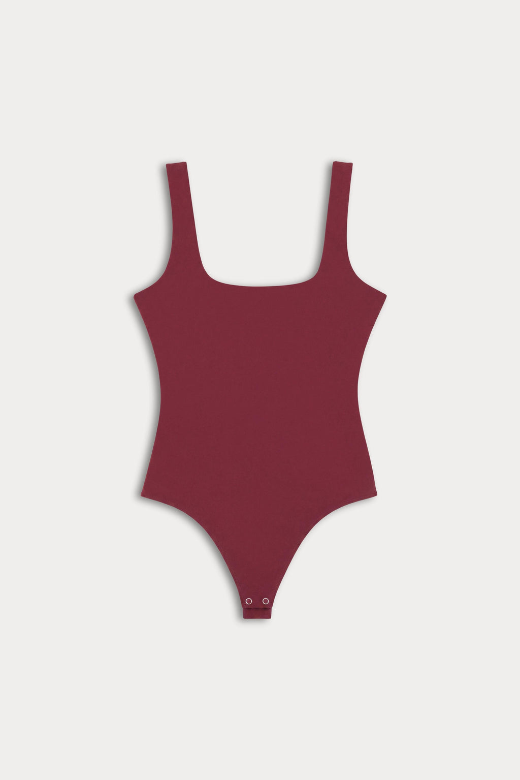 THE SCULPTING MODERN TANK BODYSUIT BERRY NOIR