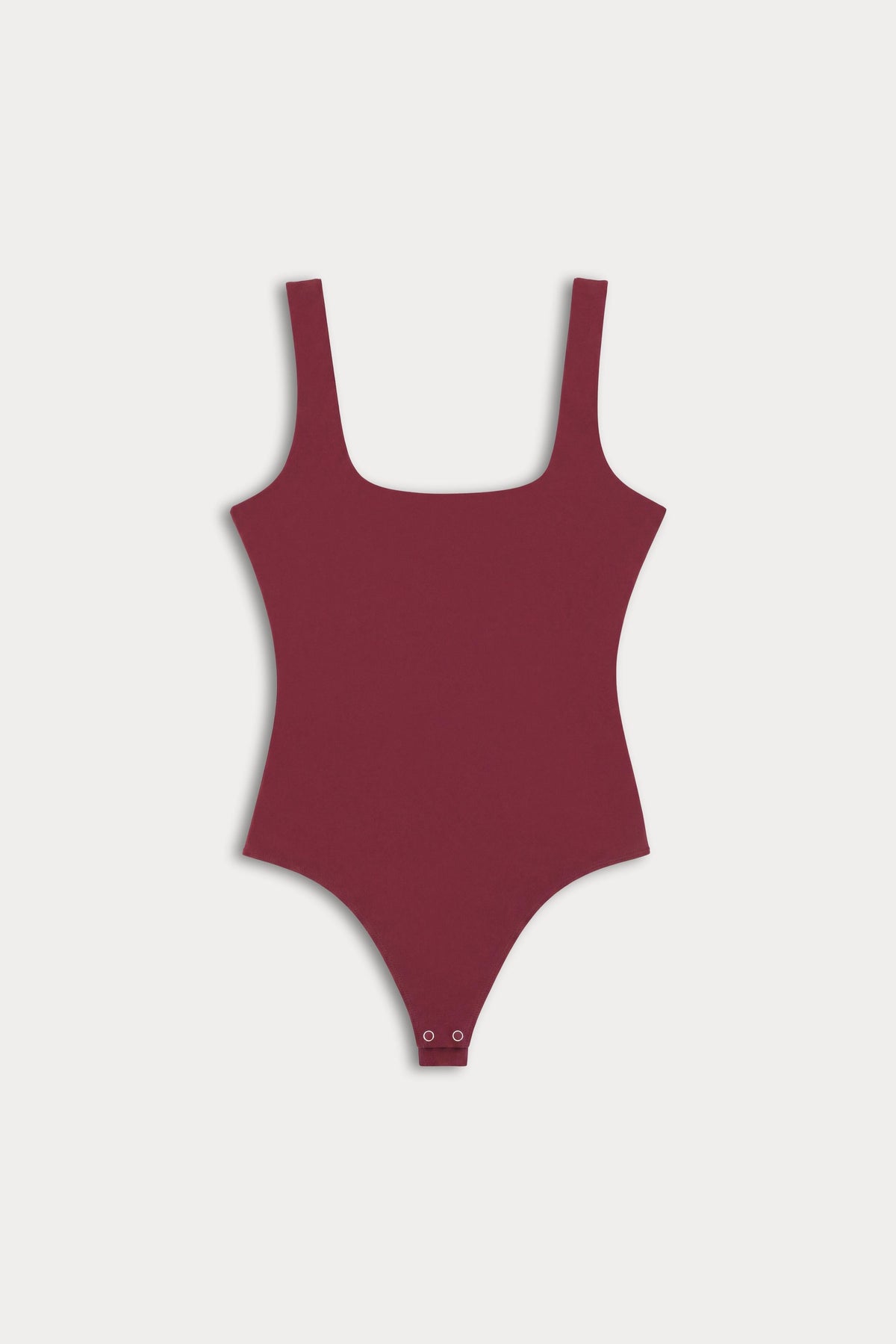 THE SCULPTING MODERN TANK BODYSUIT BERRY NOIR