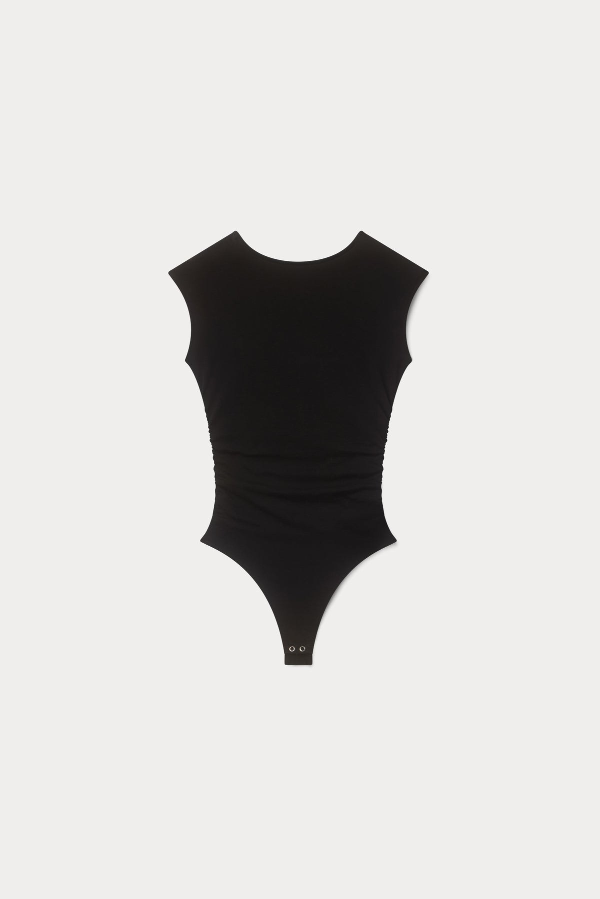 SUPER STRETCH OPEN BACK BODY SUIT BLACK001