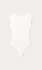 THE OPEN BACK BODYSUIT WHITE001