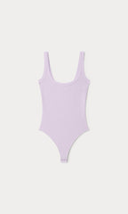 MODAL RIB TANK BODYSUIT LIGHT LILAC