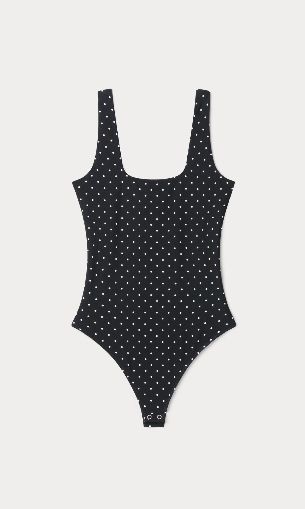 THE WEIGHTLESS SCULPTING MODERN TANK BODYSUIT MINI DOT BLACK