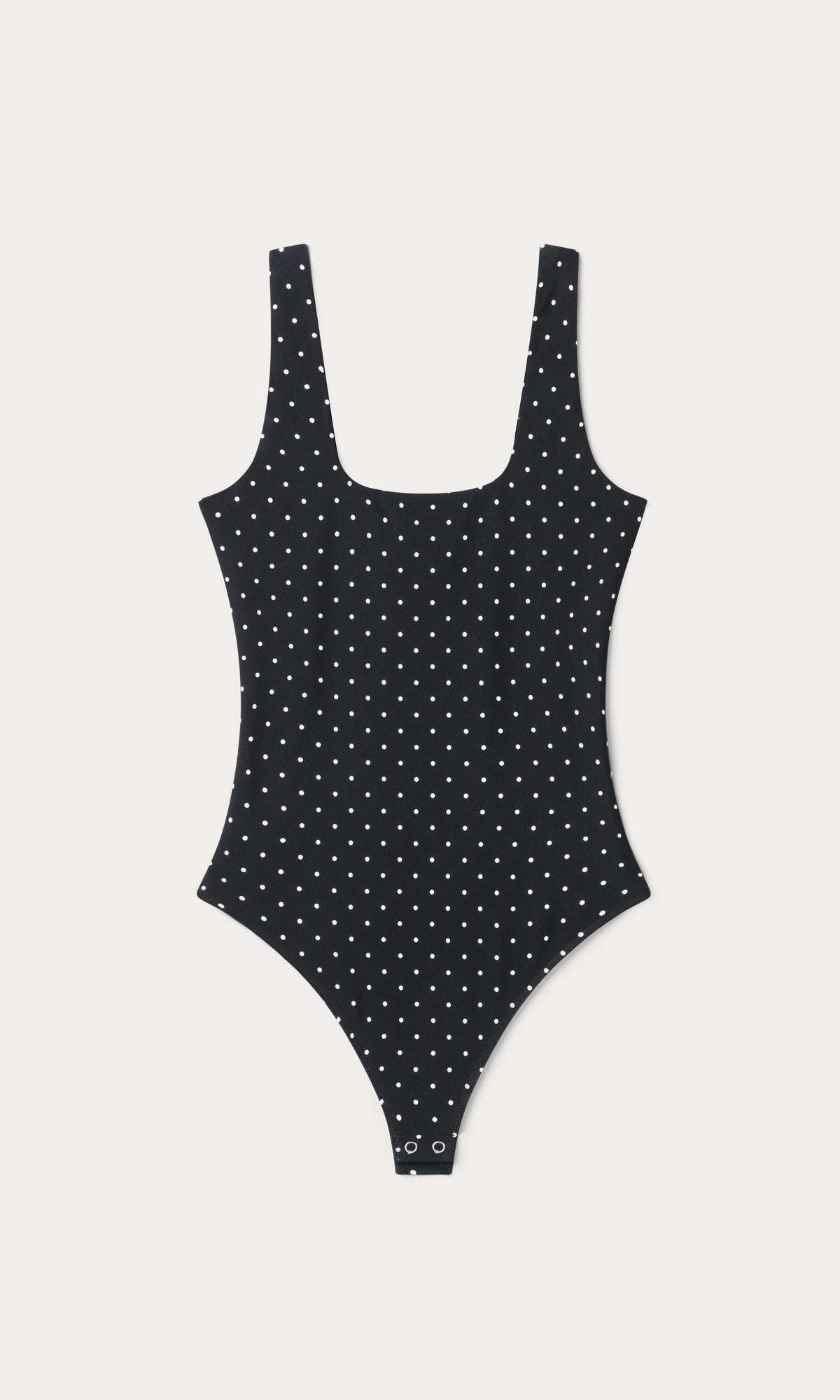 THE WEIGHTLESS SCULPTING MODERN TANK BODYSUIT MINI DOT BLACK