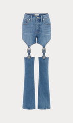 DOLLY JOLEANS BOOTCUT HIGH RISE JEANS INDIGO1200