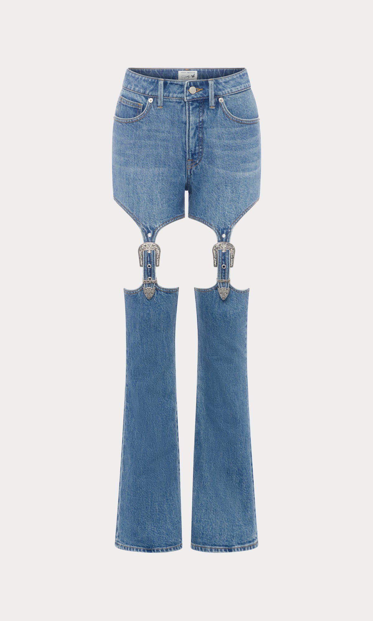 DOLLY JOLEANS BOOTCUT HIGH RISE JEANS INDIGO1200
