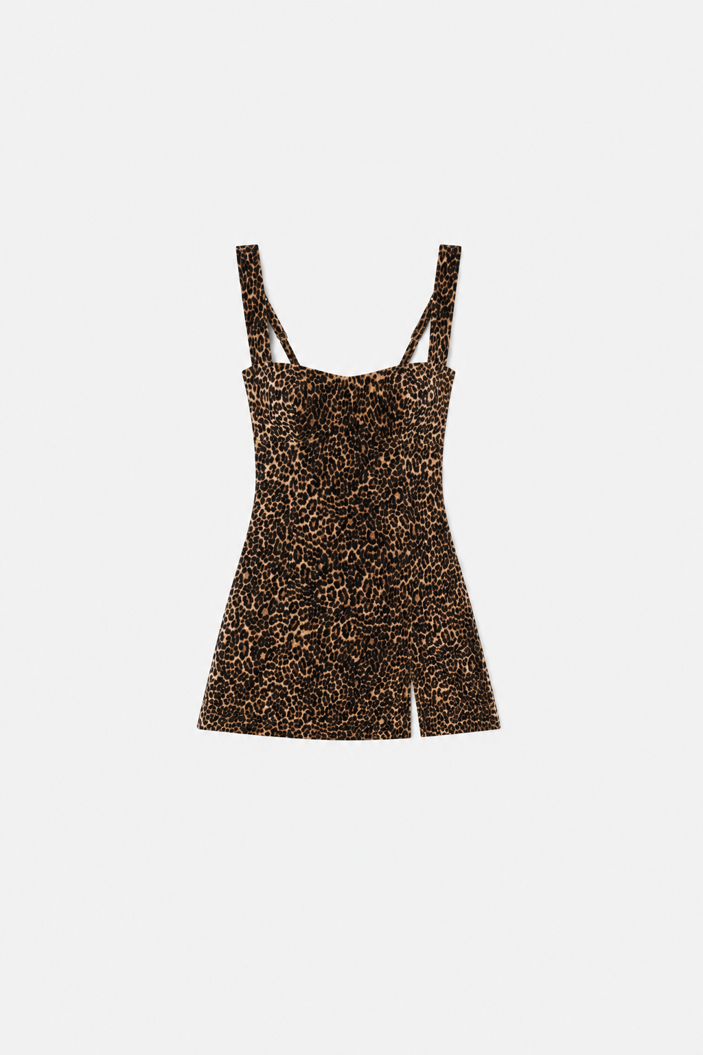VELVET MINI DRESS MINI LUCKY LEOPARD
