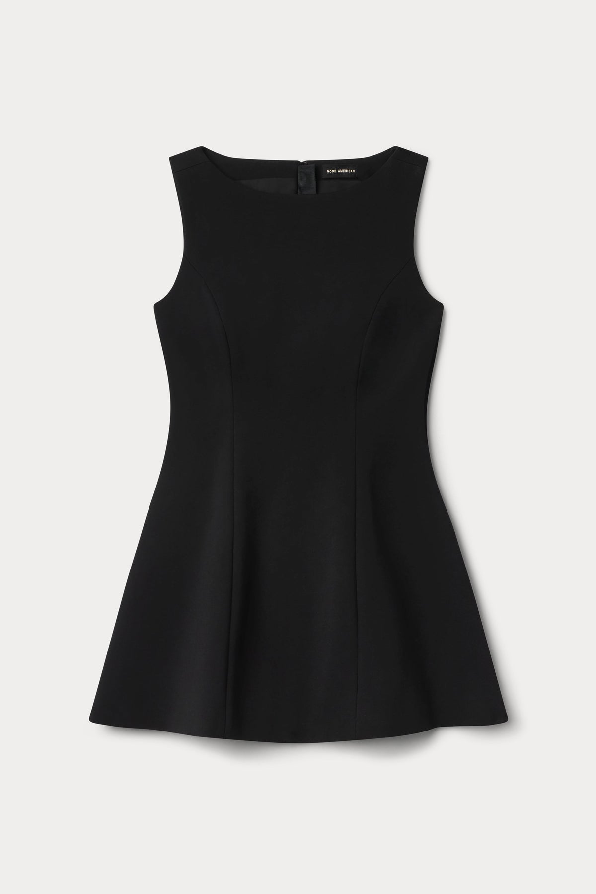 SOFT STRETCH PONTE MINI DRESS BLACK001