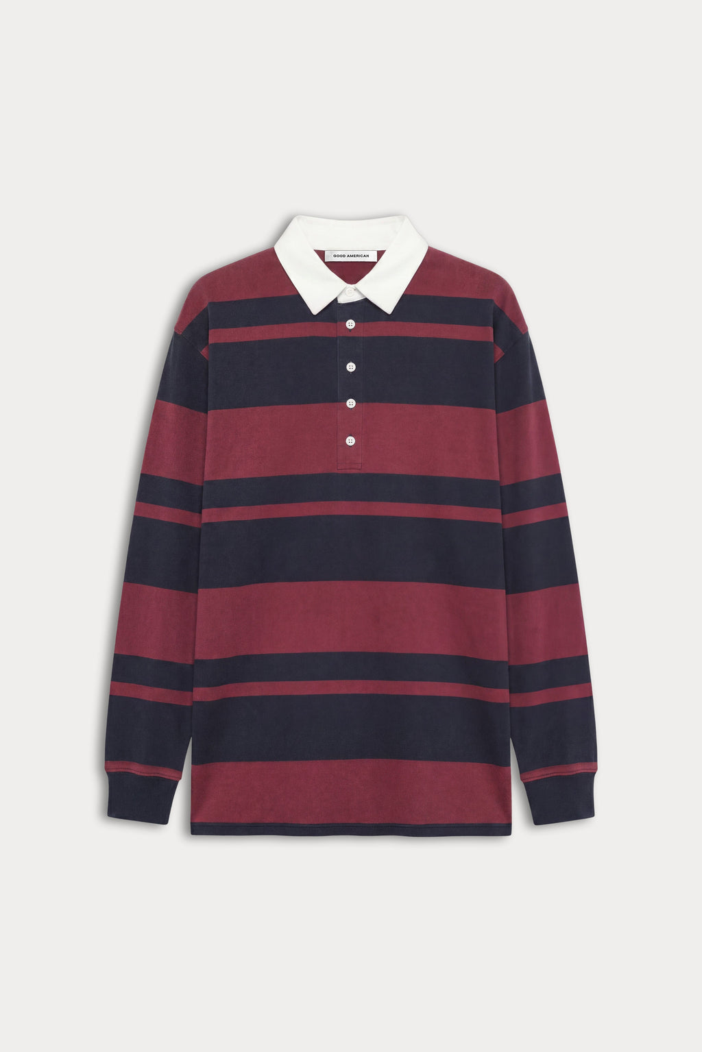 THE KNIT RUGBY MINI DRESS NAVY BERRY CLUB STRIPE