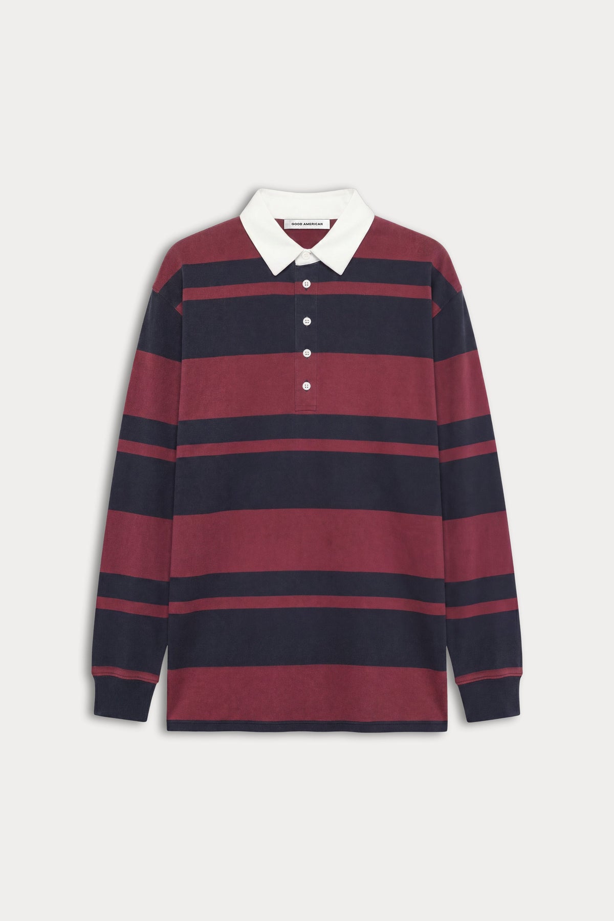 THE KNIT RUGBY MINI DRESS NAVY BERRY CLUB STRIPE