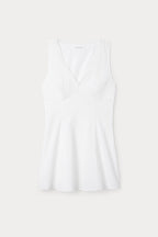 THE EYELET MINI DRESS WHITE001