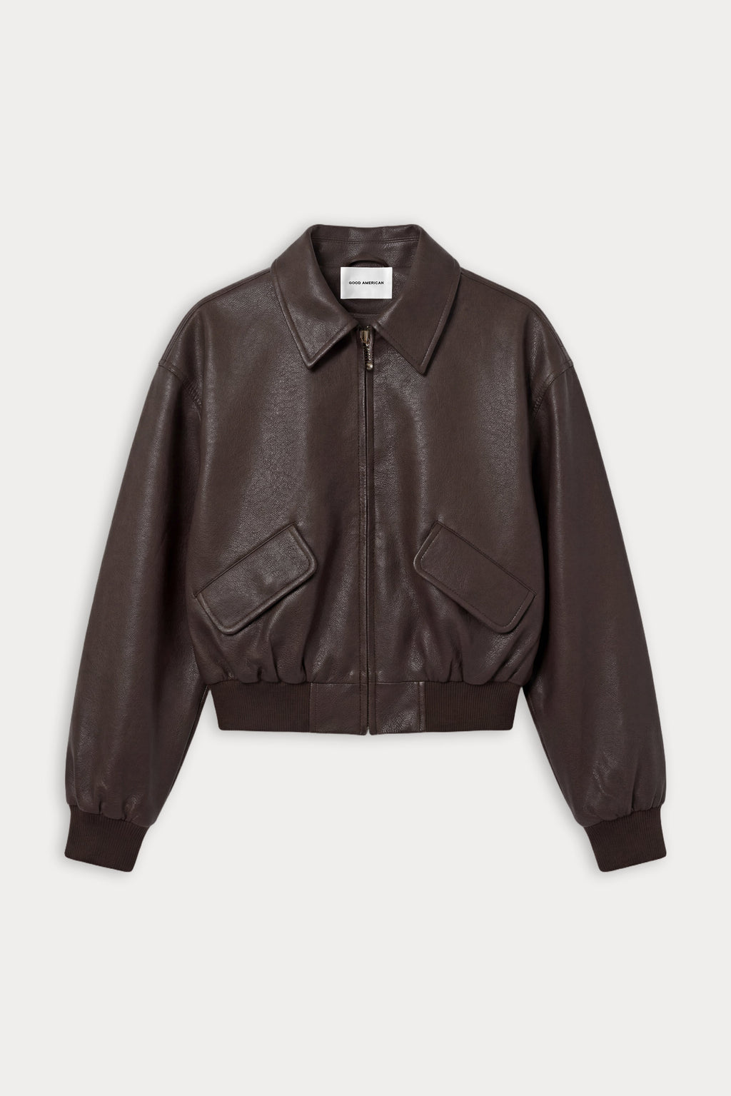 THE BETTER THAN LEATHER BOMBER JACKET ESPRESSO