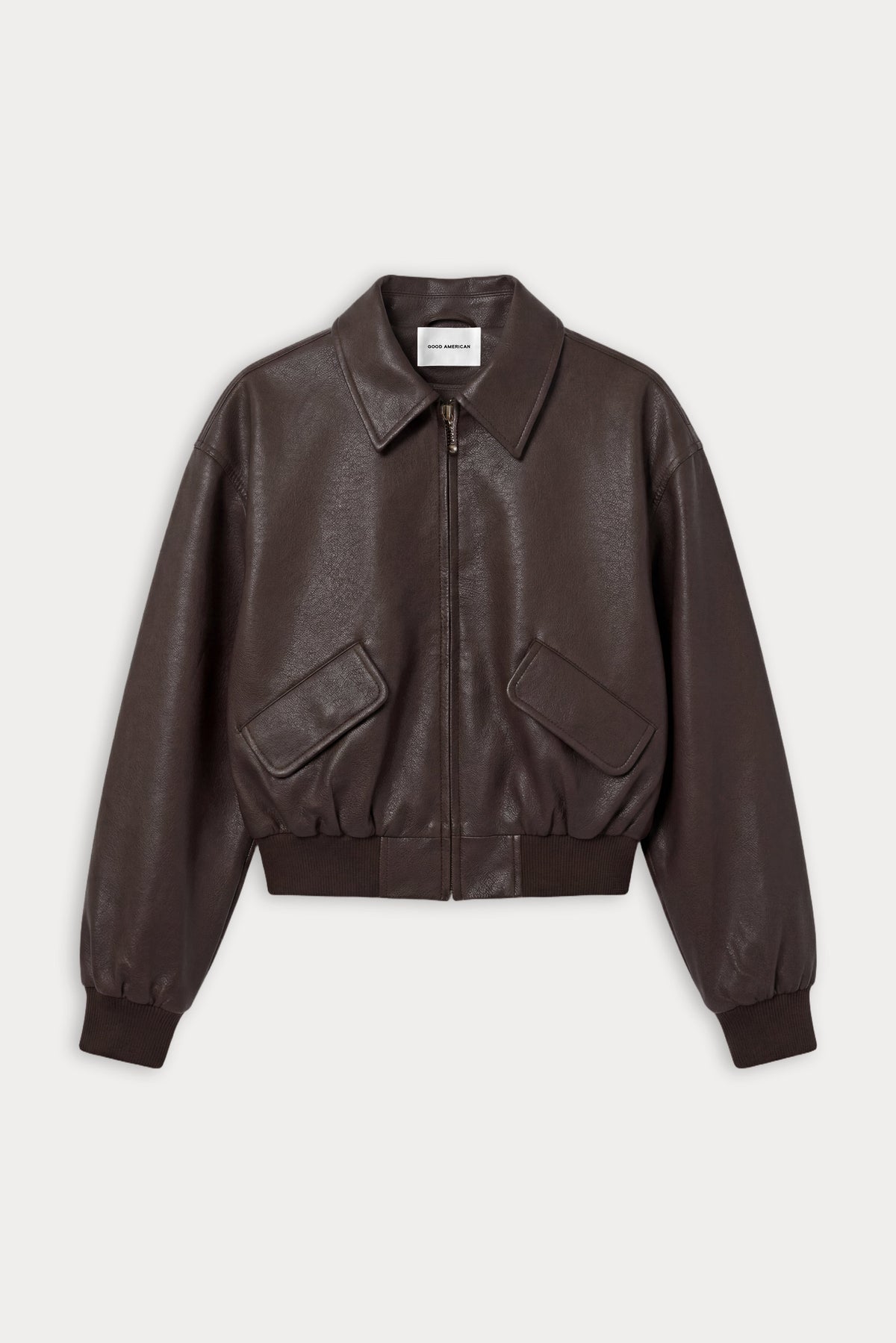 THE BETTER THAN LEATHER BOMBER JACKET ESPRESSO