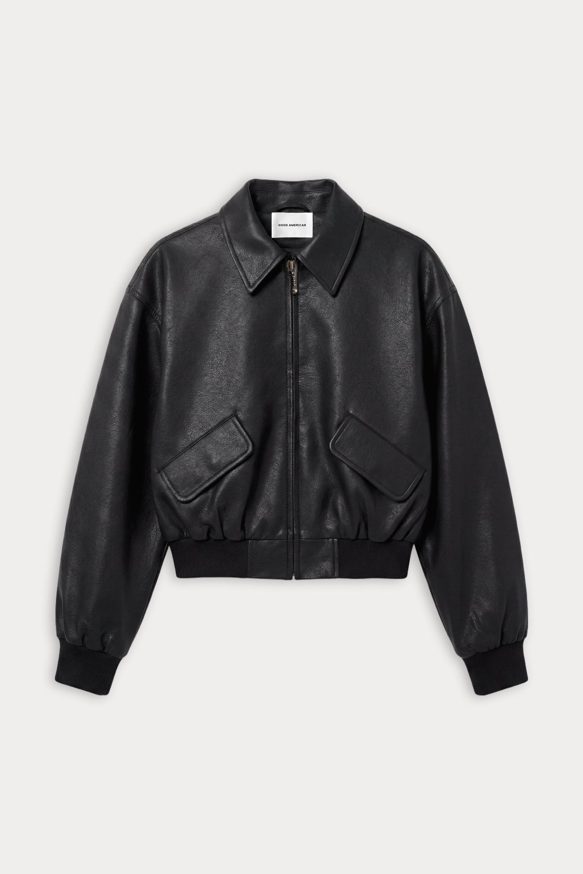 THE BETTER THAN LEATHER BOMBER JACKET BLACK001