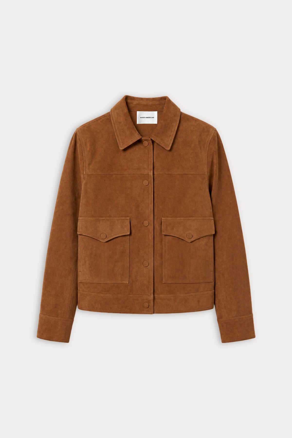 THE SUEDE BOXY JACKET CAFE CLAY