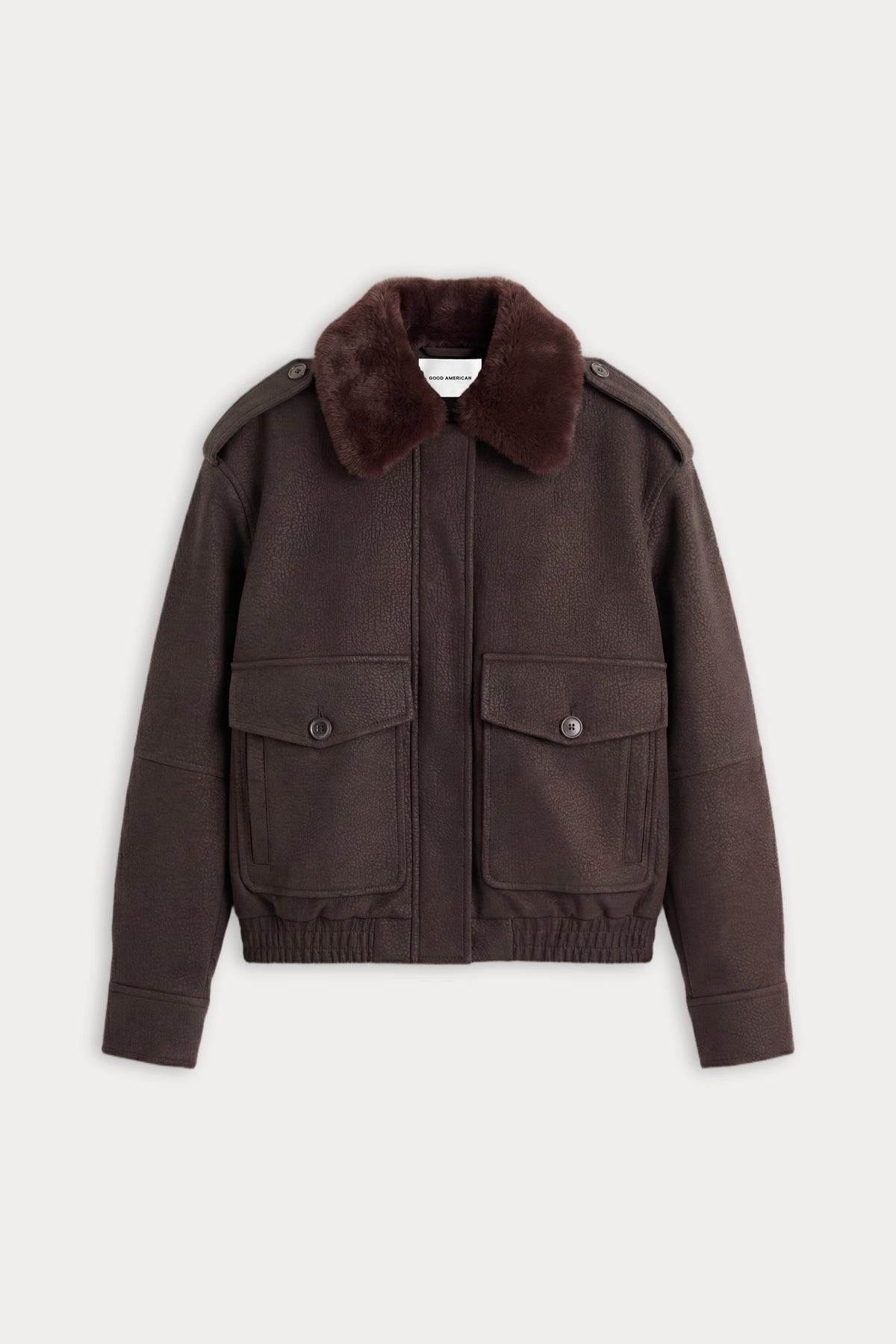 THE BETTER THAN LEATHER BOMBER JACKET ESPRESSO