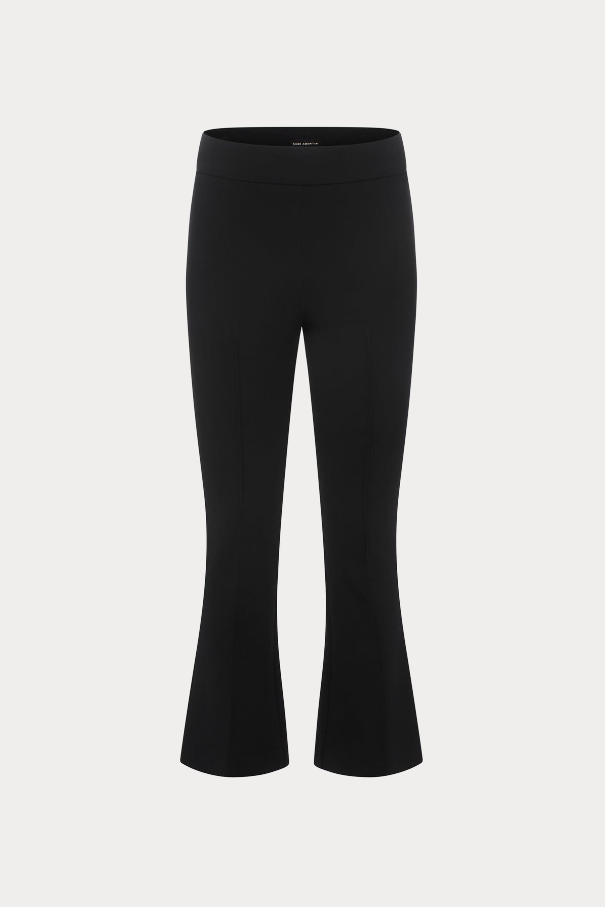 SOFT STRETCH PONTE KICK FLARE PANTS BLACK001