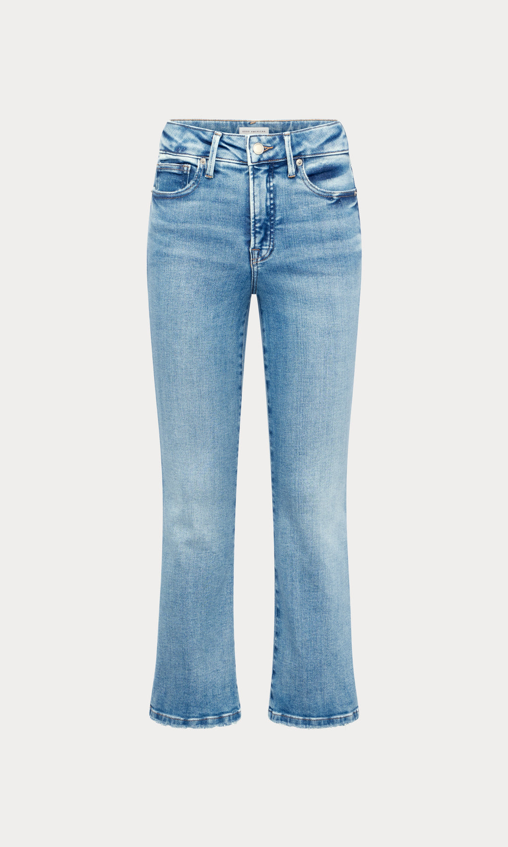 SOFT TECH GOOD LEGS CROP MINI BOOT JEANS INDIGO1214