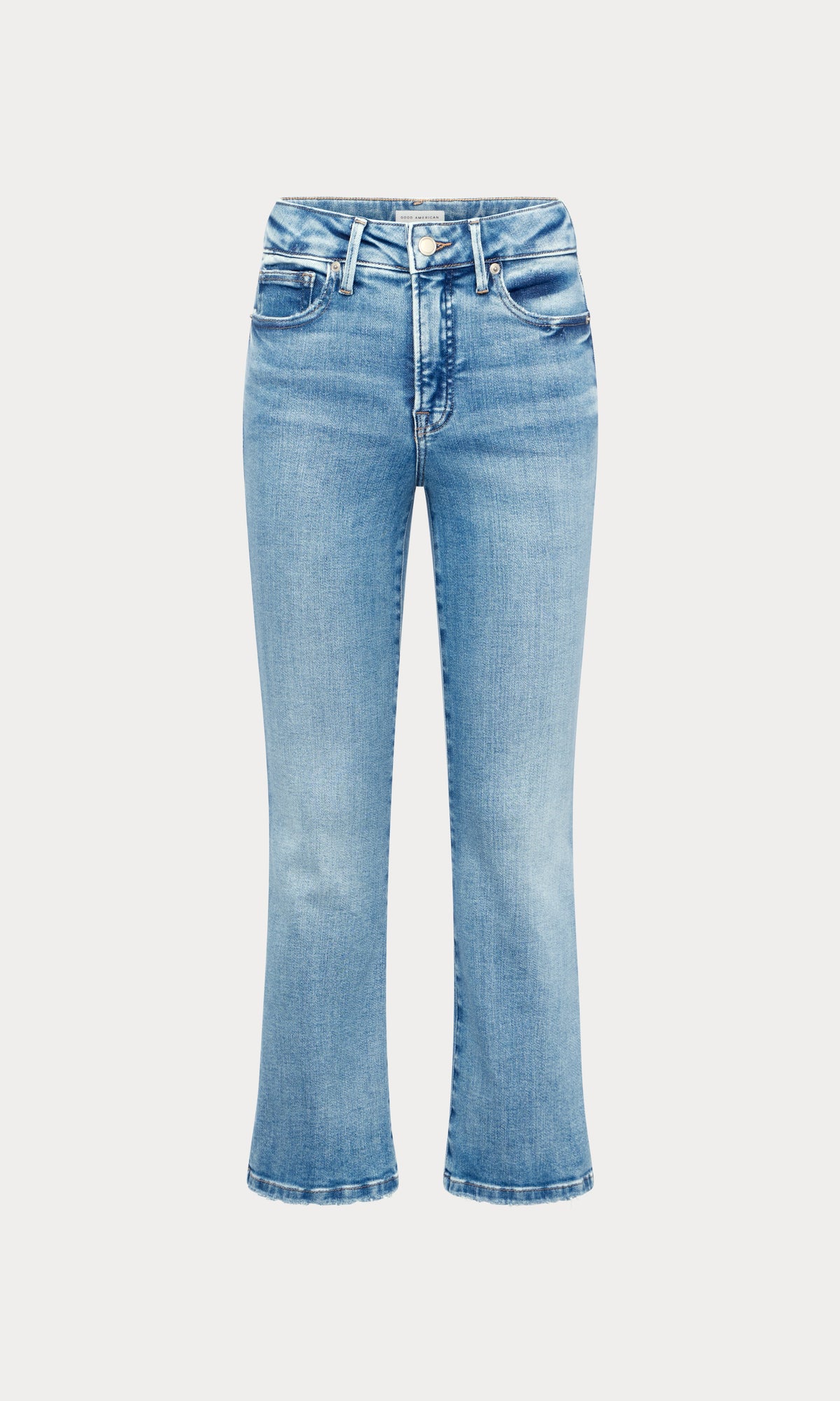 SOFT TECH GOOD LEGS CROP MINI BOOT JEANS INDIGO1214