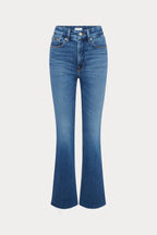 SOFT TECH GOOD LEGS CROPPED MINI BOOT JEANSINDIGO818