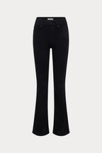 NEVER FADE GOOD LEGS FLARE JEANS BLACK