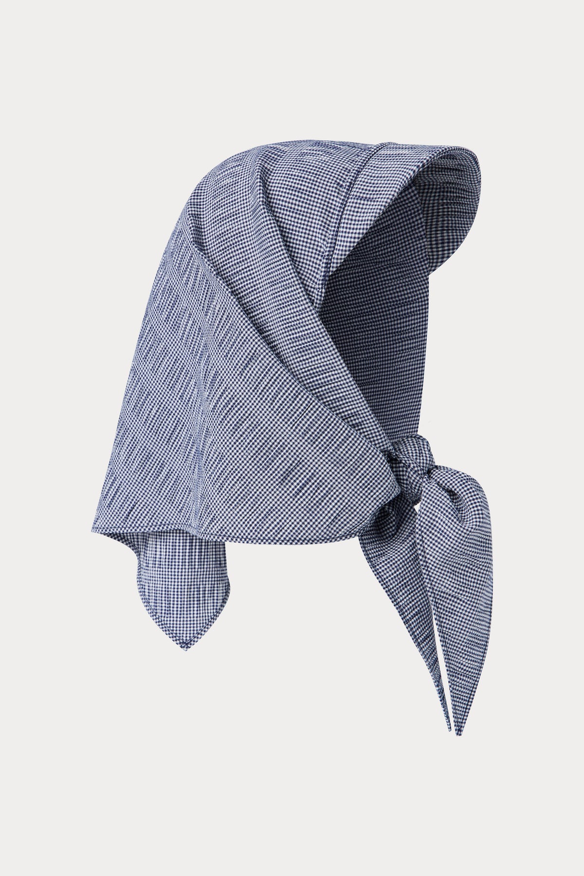 THE BANDANA HEAD SCARF HORIZON GINGHAM SMALL
