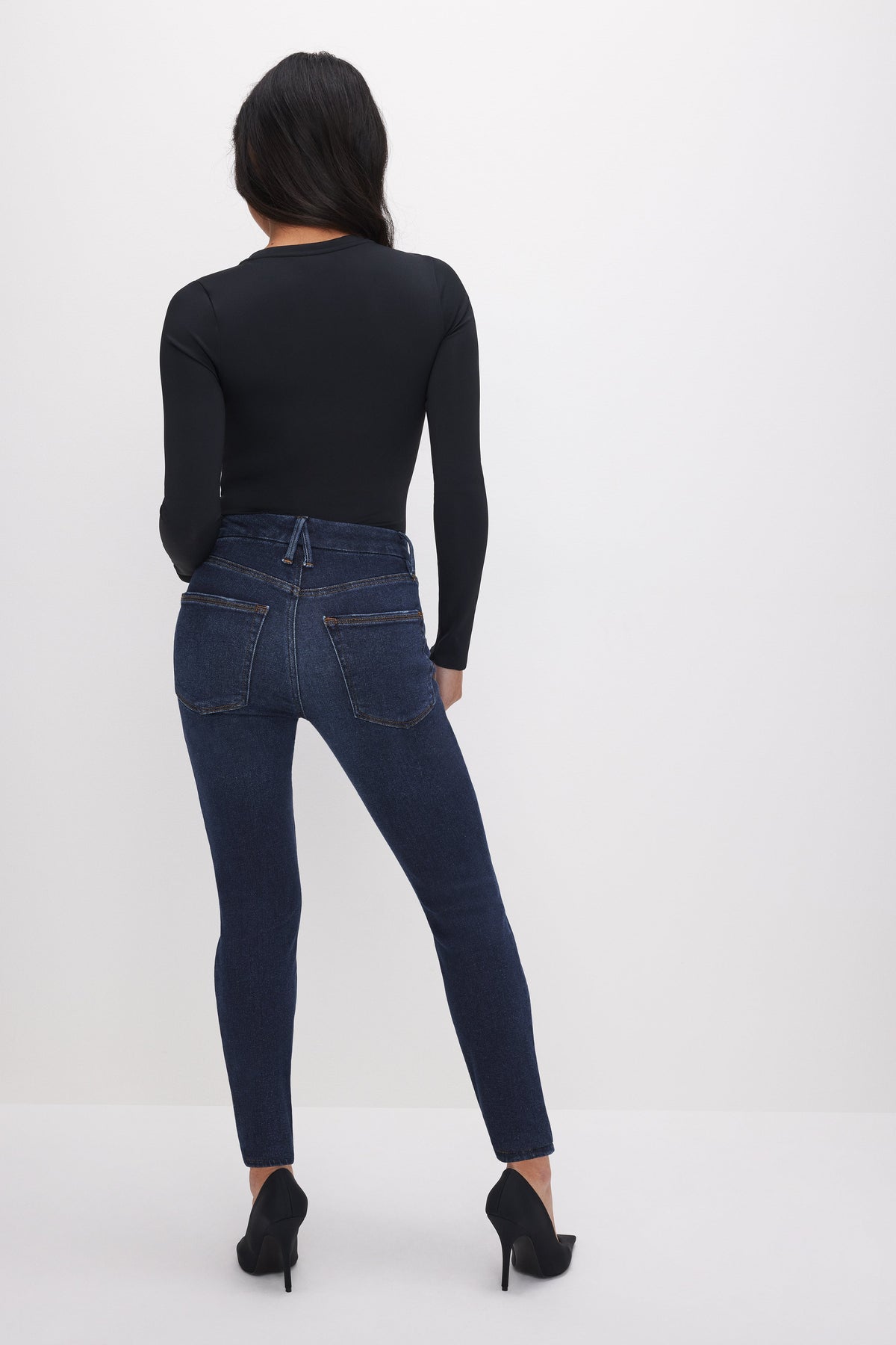 GOOD PETITE SKINNY JEANS BLUE866