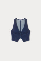 JEANIUS VEST INDIGO377