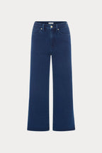 JEANIUS CROP PALAZZO INDIGO377