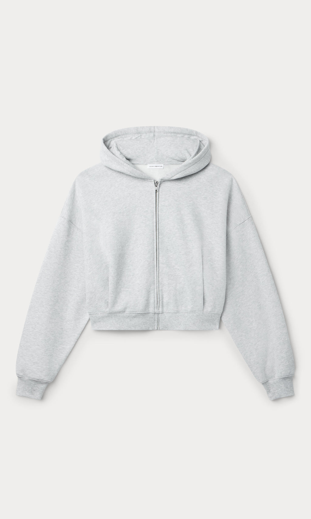 THE ZIP UP SWEATSHIRT HEATHER GREY