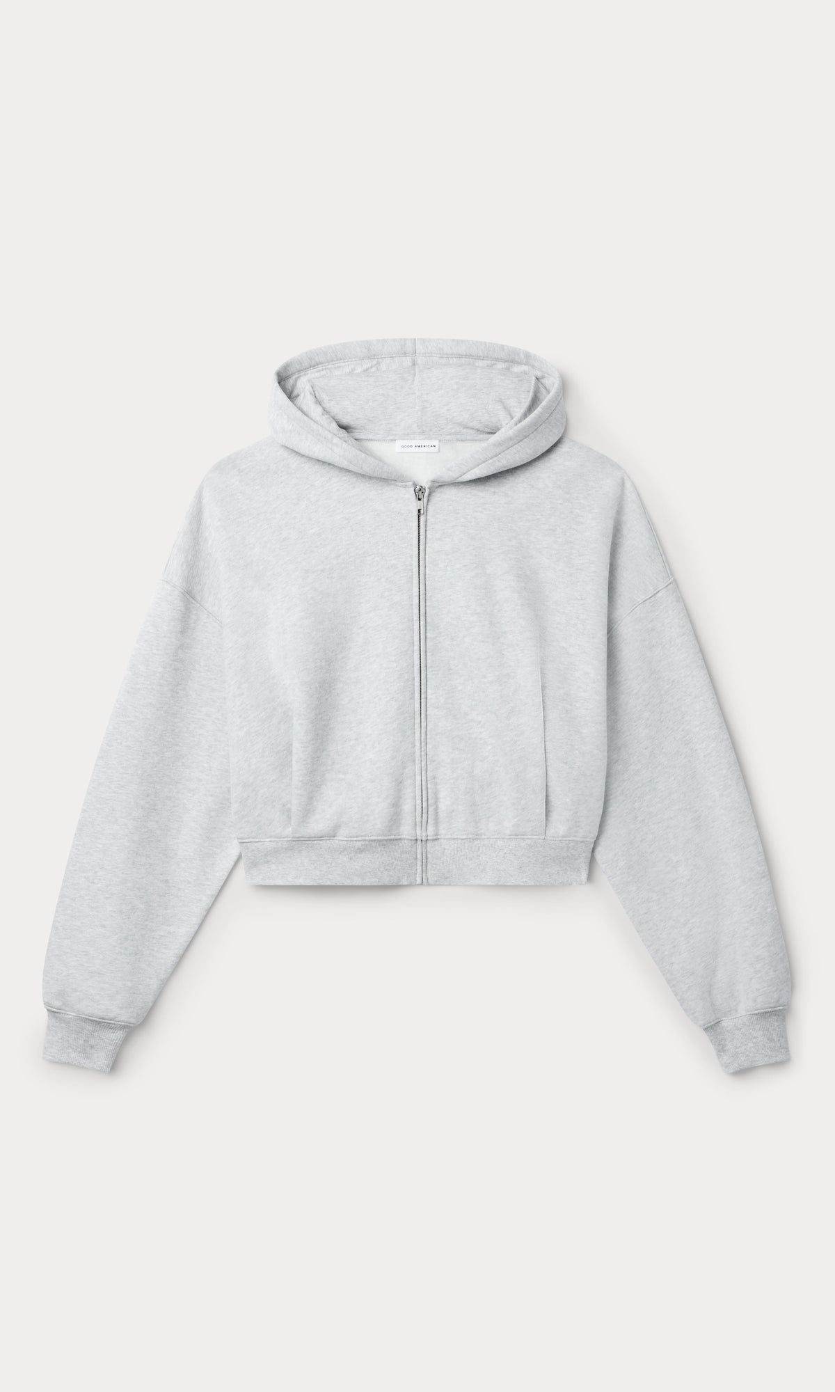 THE ZIP UP SWEATSHIRT HEATHER GREY