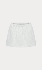 THE FLEECE SKORT HEATHER GREY