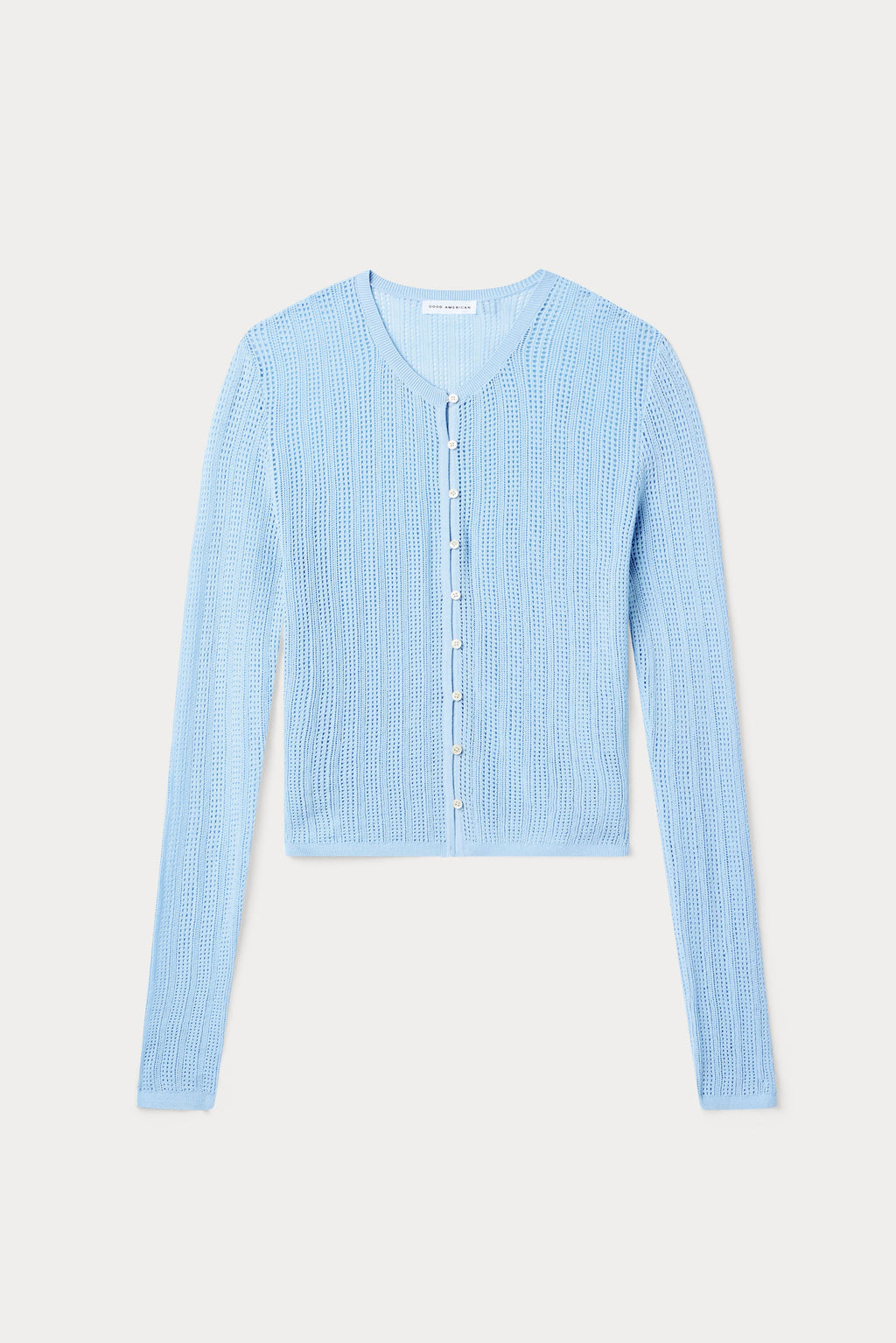 THE OPEN KNIT CARDIGAN MORNING SKY