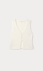 THE KNIT VEST WHITE001